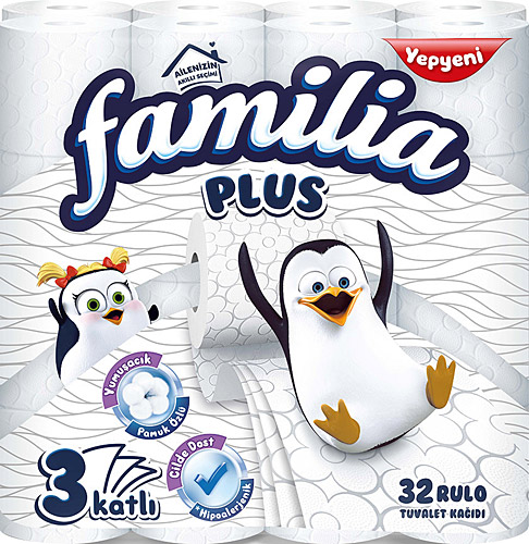 Familia Plus 3 Katlı 32li Tuvalet Kağıdı