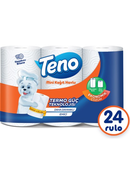 Teno Mini Kağıt Havlu 3 Rulo