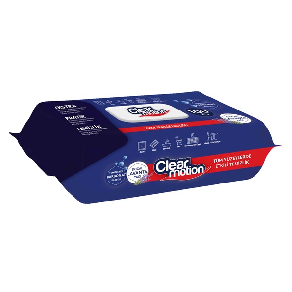 Clearmotion Yüzey Temizlik Havlusu 100lü