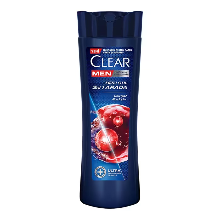 Clear Men Şampuan Hızlı Stil 2si 1 Arada 350 ml