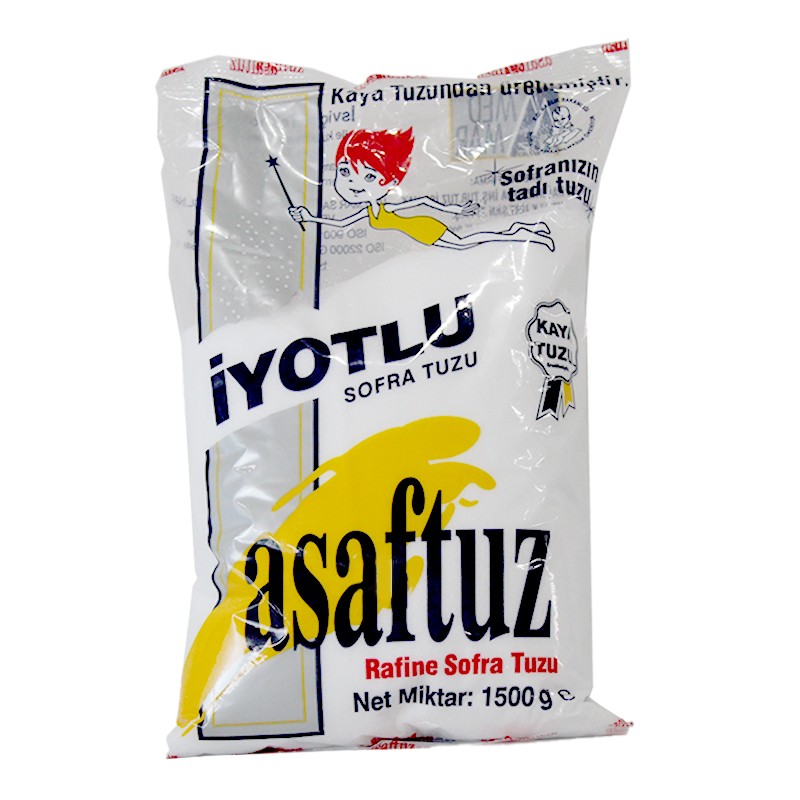Asaf Tuz İyotlu Tuz 1,500 Gr