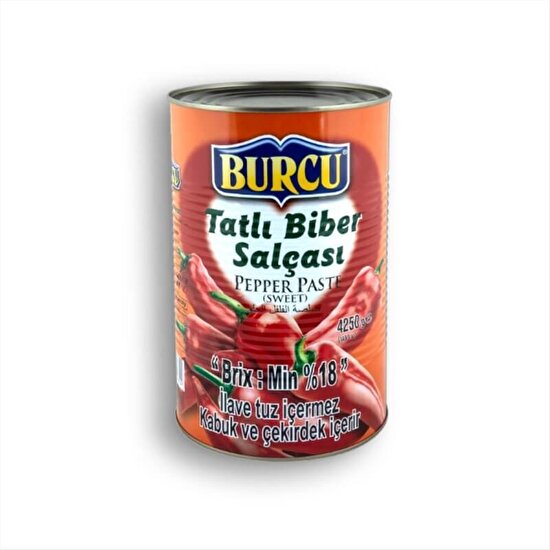 Burcu Tatlı Biber Salçası 4,25 kg