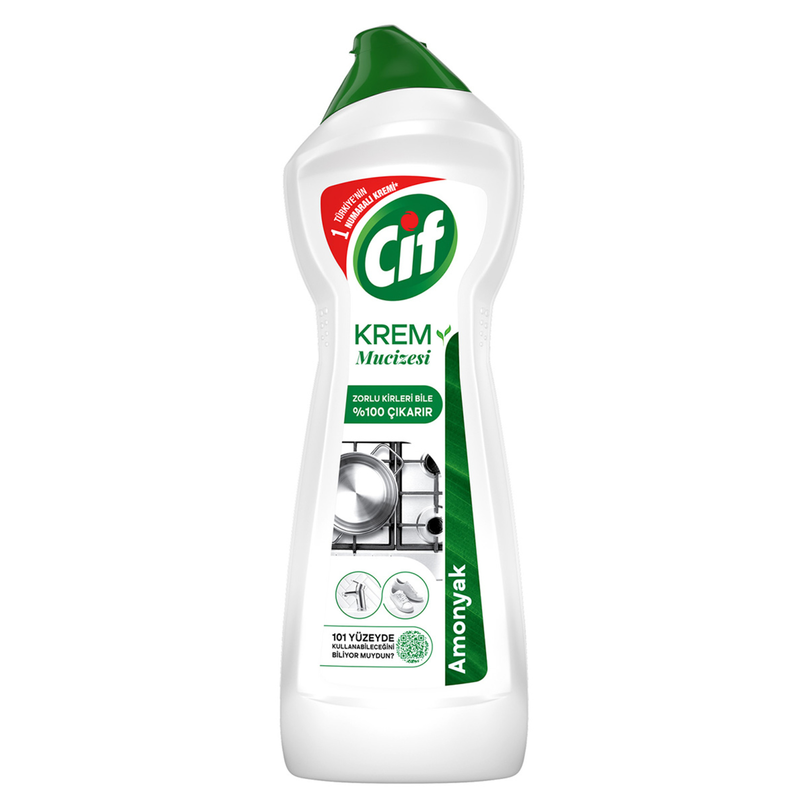 Cif Krem Yeni Nesil Yüzey Temizleyici Amonyak 750 Ml